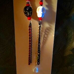 Originaleighs Skull Cross Earrings